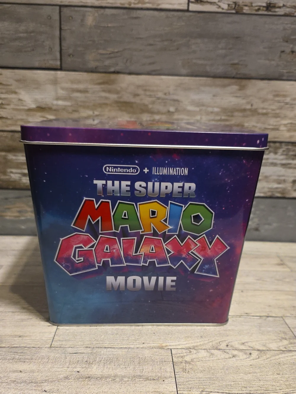 Mario Galaxy Movie  Collectible Tin - Black